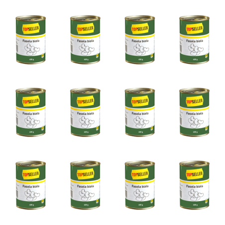 TOPSELLER Fasola biała 400 g X12