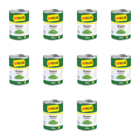 Topseller Groszek konserwowy 400g X10