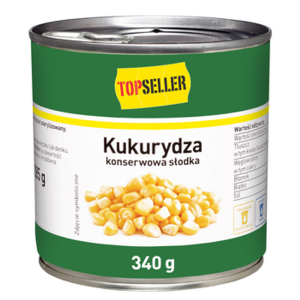TOPSELLER Kukurydza konserwowa słodka 340 g X6