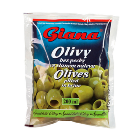 Giana Oliwki zielone bez pestki 200ml