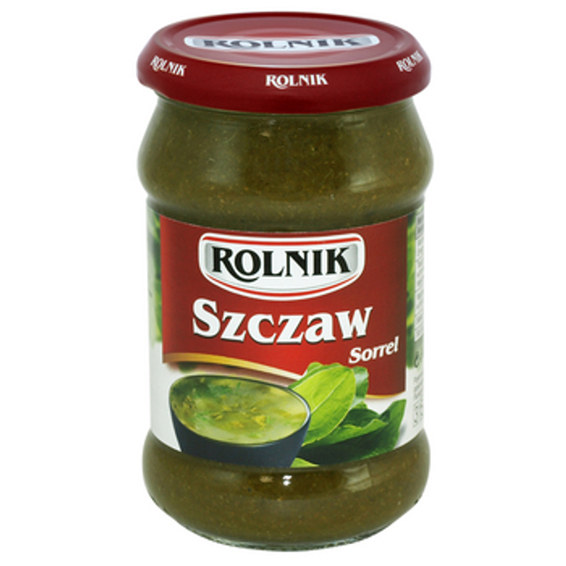 Szczaw Konserwowy - Mielony Liść Szczawiu - Baza do Zupy Rolnik 315 ml