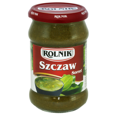 Szczaw Konserwowy - Mielony Liść Szczawiu - Baza do Zupy Rolnik 315 ml