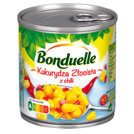 Bonduelle Kukurydza złocista z chili 212ml