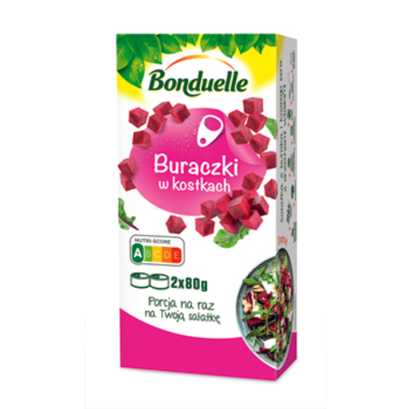 Bonduelle Buraki w kostkach 2 x 80 g