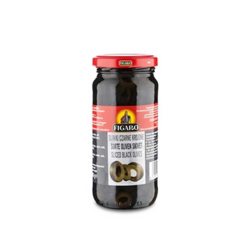 Oliwki czarne krojone 240g/130g FIGARO
