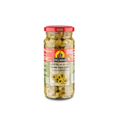 Oliwki zielone krojone 240g/130g FIGARO