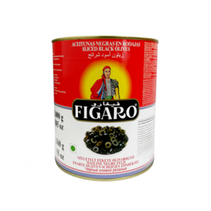 Oliwki czarne krojone 3000g/1560g FIGARO