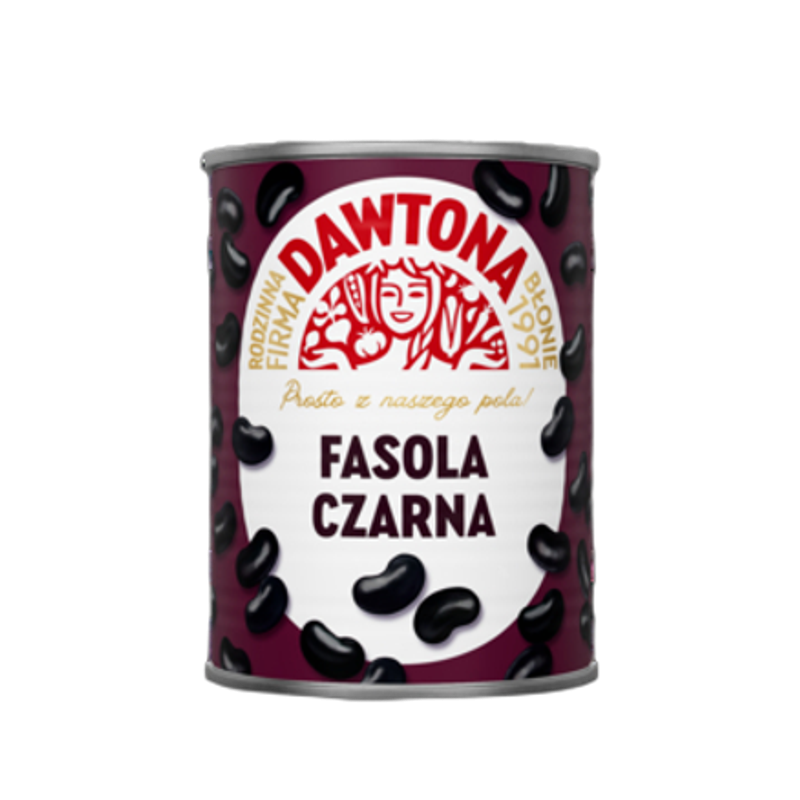 Fasola czarna konserwowa 400g Dawtona
