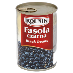 Fasola Czarna w Zalewie - Konserwowa w Puszce Źródło Białka 425 ml Rolnik