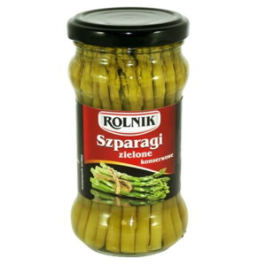 Szparagi całe zielone obrane 180g Rolnik