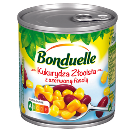 Bonduelle Kukurydza złocista z czerwoną fasolą 212ml
