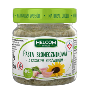 Pasta słonecznikowa z czosnkiem niedźwiedzim 180g Helcom