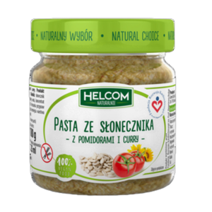 Pasta ze słonecznika z pomidorami i curry 225 ml Helcom
