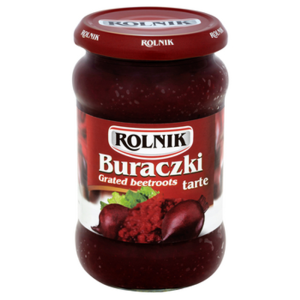 Buraczki Ćwikłowe Tarte w Słoiku - Surówka Buraczki do Obiadu 370 ml Rolnik