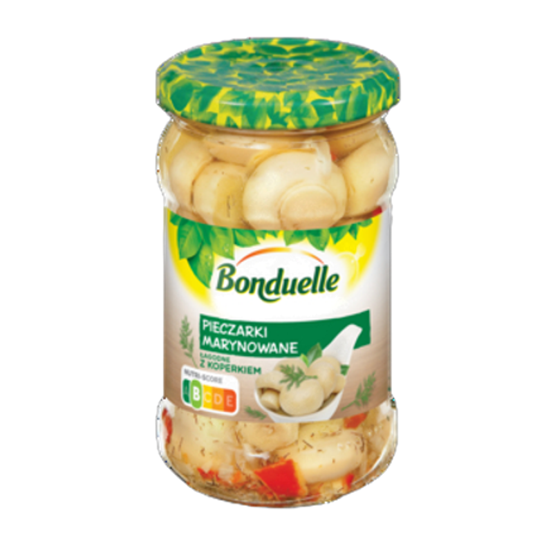 Bonduelle Pieczarki marynowane łagodne 314 ml