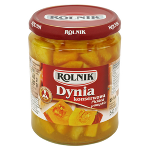 Dynia Krojona Konserwowa w Zalewie Octowej w Słoiku - 500 g Rolnik