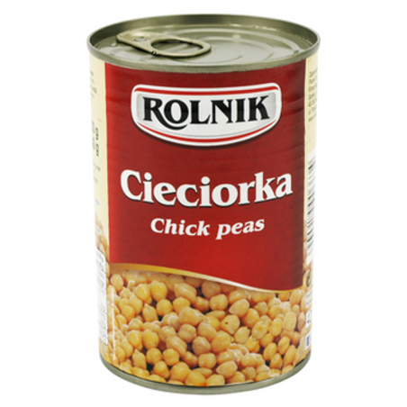 Cieciorka Konserwowa - Ciecierzyca w Zalewie w Puszce 425 ml Rolnik