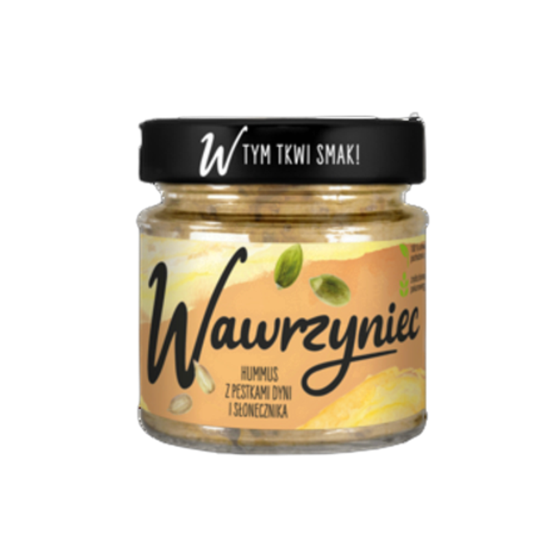 Pasta Warzywna. Wawrzyniec hummus z pestkami dyni i słonecznika 180g
