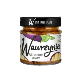 Pasta Warzywna. Wawrzyniec z grillowanym bakłażanem i pomidorami 180g