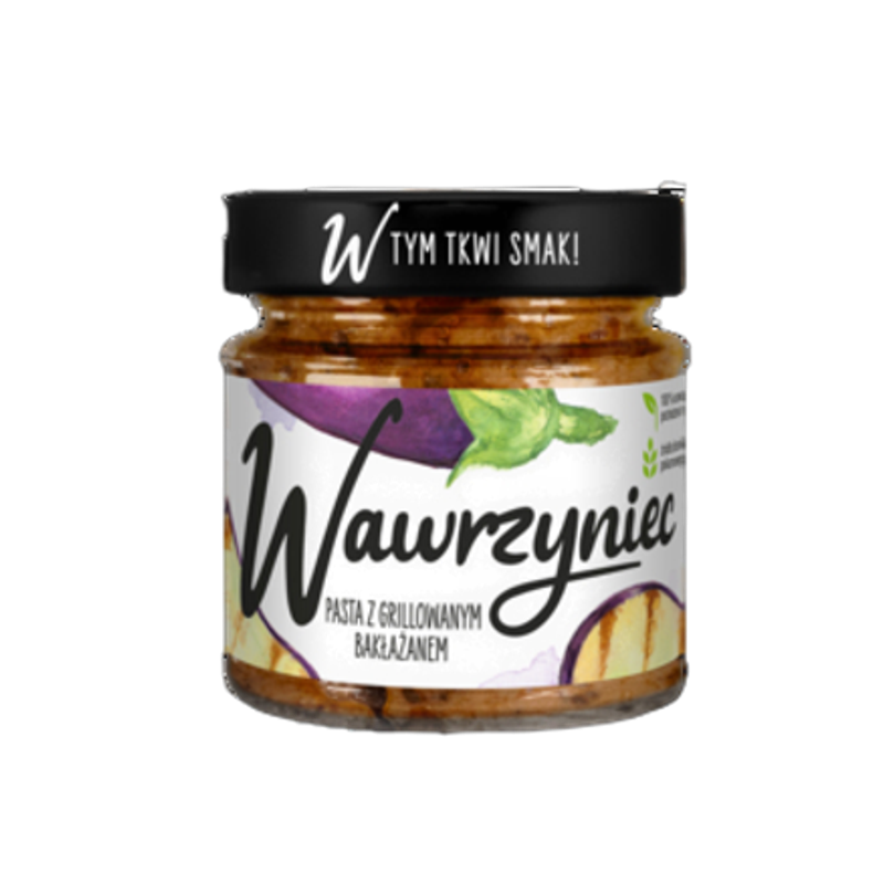 Pasta Warzywna. Wawrzyniec z grillowanym bakłażanem i pomidorami 180g