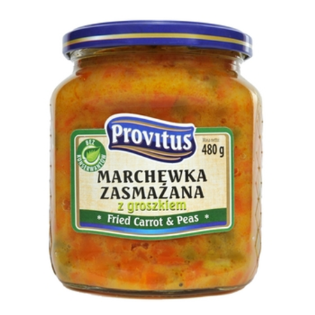 Marchewka zasmażana z groszkiem Provitus 480G