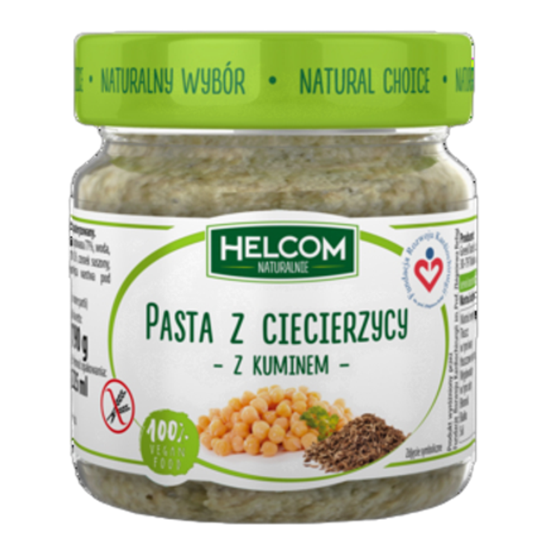 Pasta z ciecierzycy z kuminem 225 ml Helcom