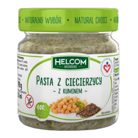 Pasta z ciecierzycy z kuminem 225 ml Helcom
