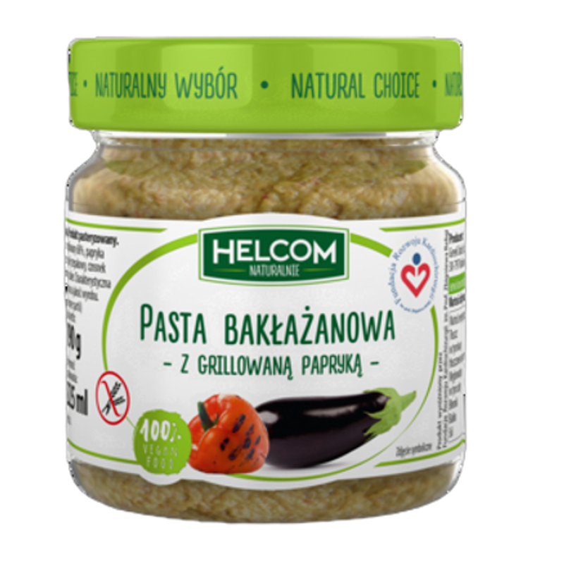 Pasta bakłażanowa z grillowaną papryką 190g Helcom