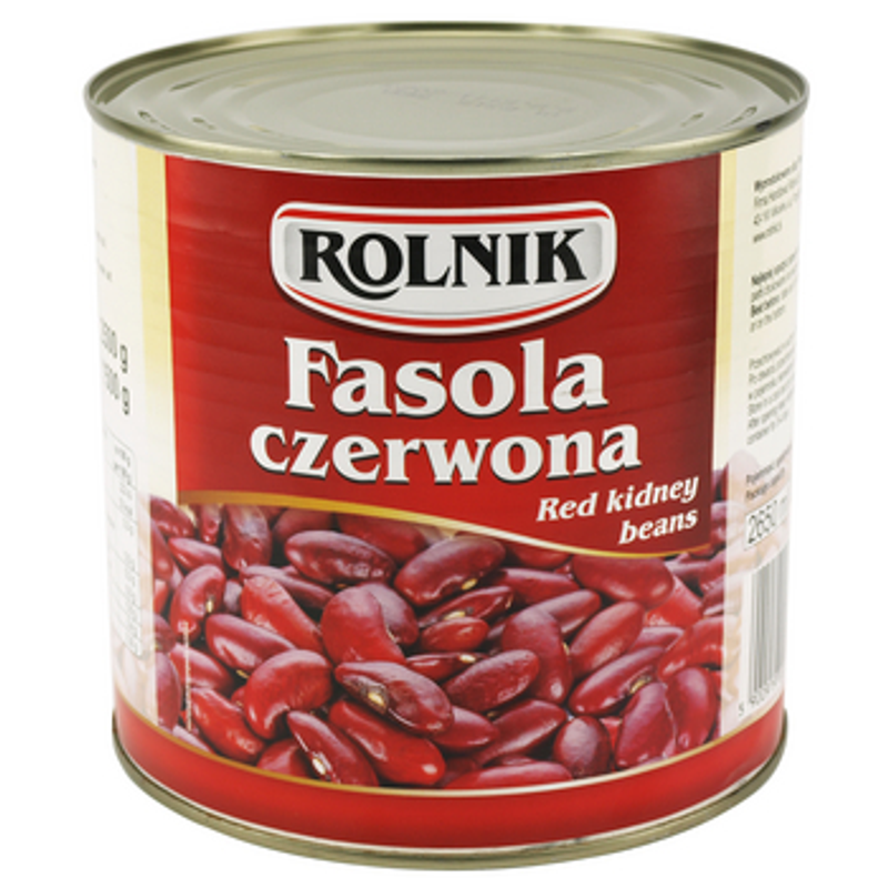 Fasola czerwona konserwowa Rolnik 2650 ml