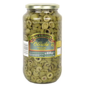 BEACH FLOWER Oliwki zielone cięte w zalewie 935 g