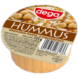 Dega Hummus Kremowa pasta z ciecierzycy 125g