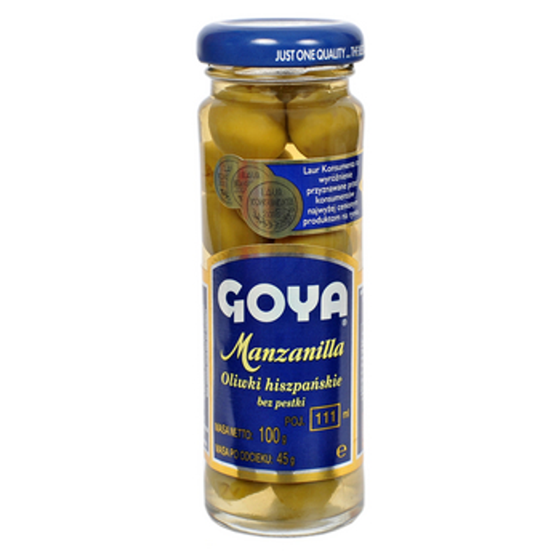 Goya Manzanilla oliwki hiszpańskie bez pestki 111ml