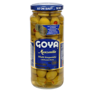 Goya Oliwki zielone z pastą paprykową 358 ml