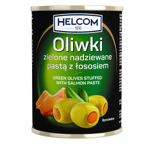 Oliwki zielone nadziewane łososiem 300ml HELCOM