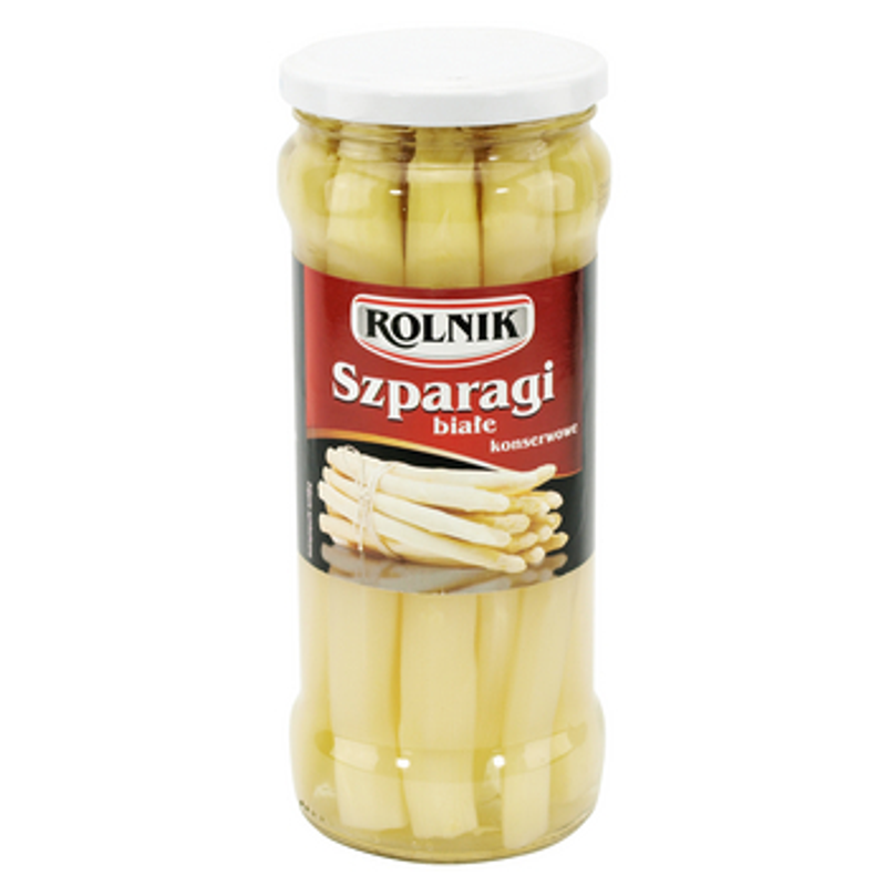 Szparagi białe konserwowe 580 ml Rolnik