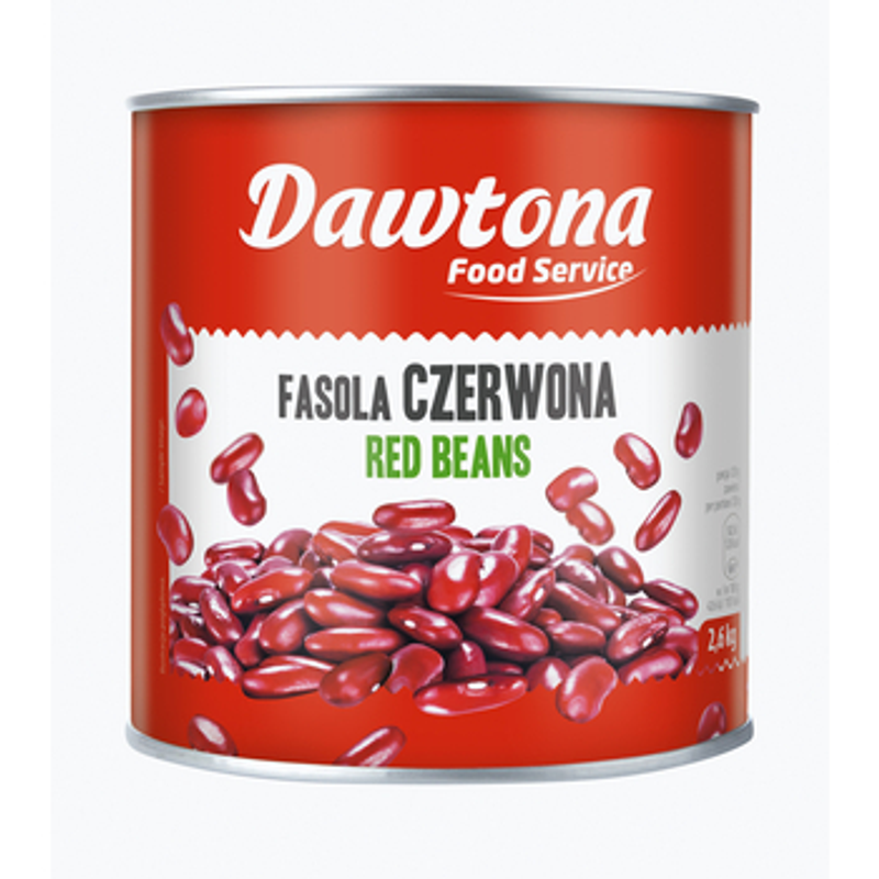 Fasola czerwona konserwowa 2600g Dawtona