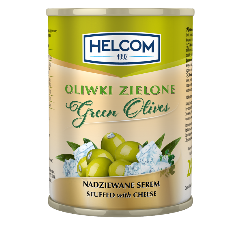 Oiwki zielone nadziewane serem 300ml HELCOM