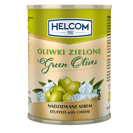 Oiwki zielone nadziewane serem 300ml HELCOM