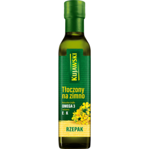 Kujawski olej z rzepaku nierafinowany tłoczony na zimno 250 ml