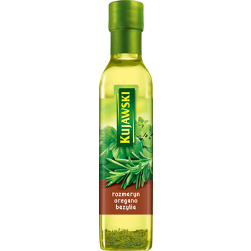Olej Kujawski z rozmarynem, oregano i bazylią 250 ml