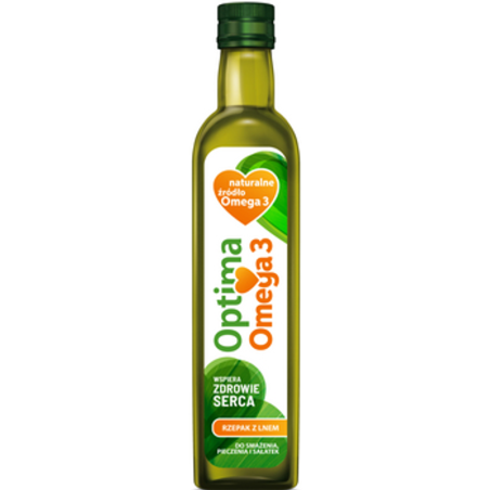 Optima Omega 3 Olej rzepakowy z olejem lnianym 500 ml