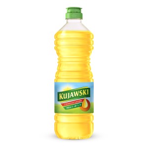 Olej Kujawski Rzepakowy - Tłoczony na Zimno - Idealny do Smażenia 0,5 L