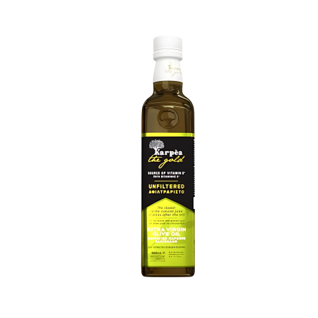 KARPEA Oliwa z oliwek Extra Virgin niefiltrowana 500ml