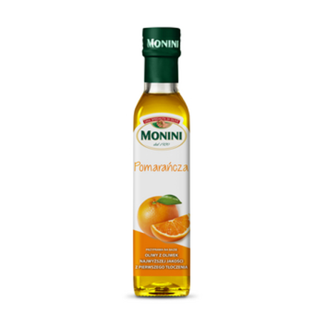 Monini Przyprawa na bazie oliwy z oliwek EV - pomarańcza 250 ml