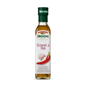 Monini Przyprawa na bazie oliwy z oliwek EV - czosnek&chili 250 ml