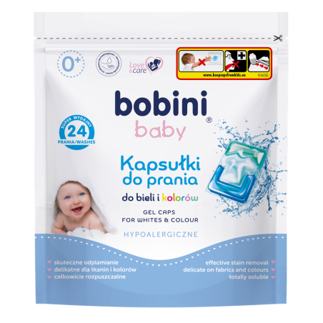 BOBINI BABY Kapsułki do prania 24szt.
