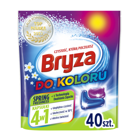 Bryza 4w1 Spring Freshness kapsułki DO KOLORU 40