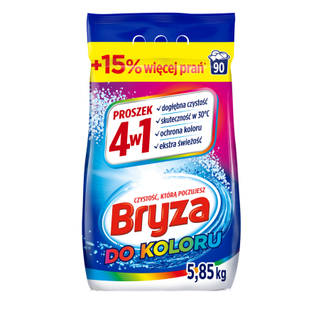 Bryza 4w1 proszek do Koloru 5,85kg / 90 prań