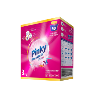 PINKY NanoWash Color - Proszek do prania koloru (50 prań) 3kg