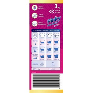PINKY NanoWash Color - Proszek do prania koloru (50 prań) 3kg